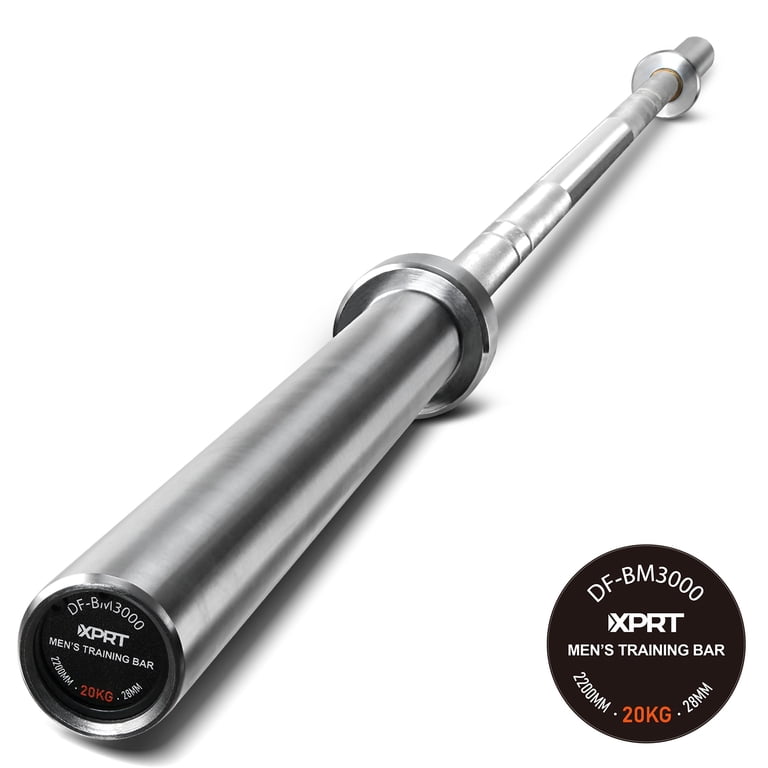 XPRT Fitness 20KG Olympic Barbell for Weightlifting Deadlifting