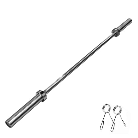 XPRT Fitness 5 Ft. Olympic Weightlifting Barbell with Spring Collars