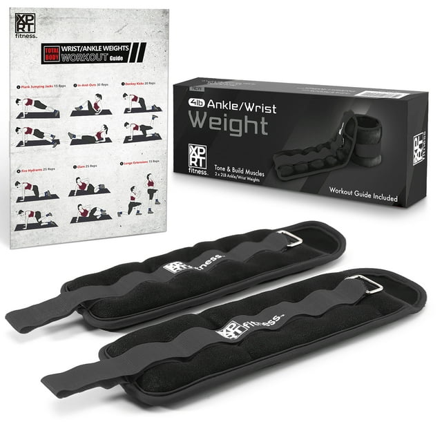 XPRT Fitness Ankle Weights for Women and Men, for Exercise, Walking
