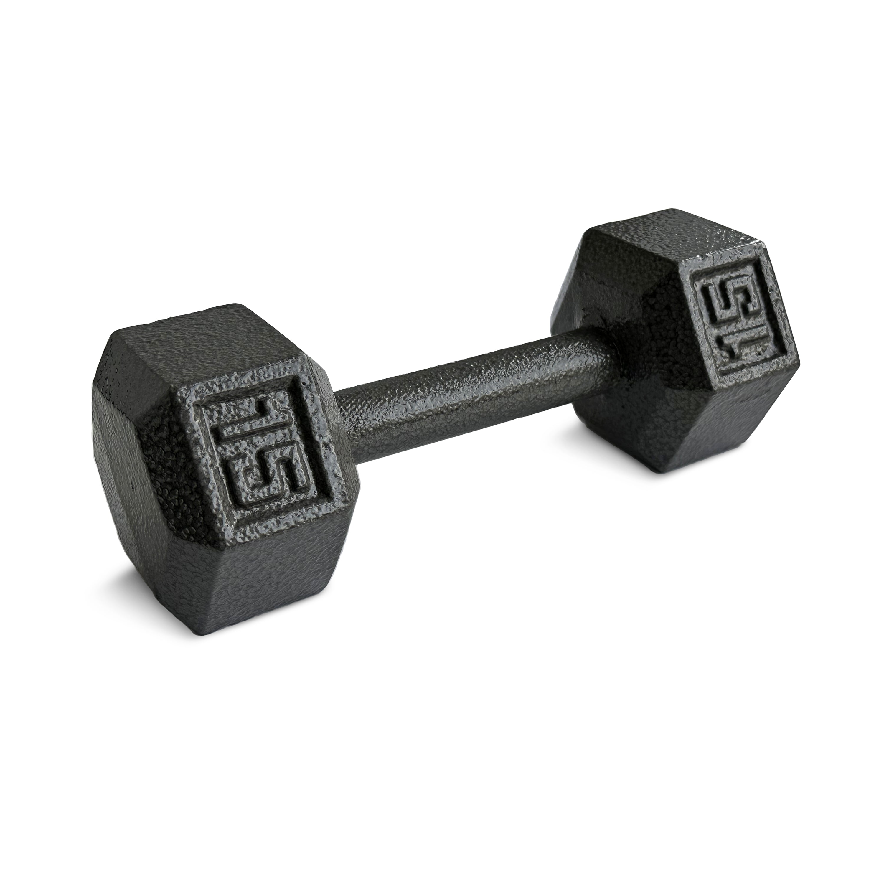 XPRT Fitness Cast Iron Dumbbell, Hammertone Gray, 20 lb Single