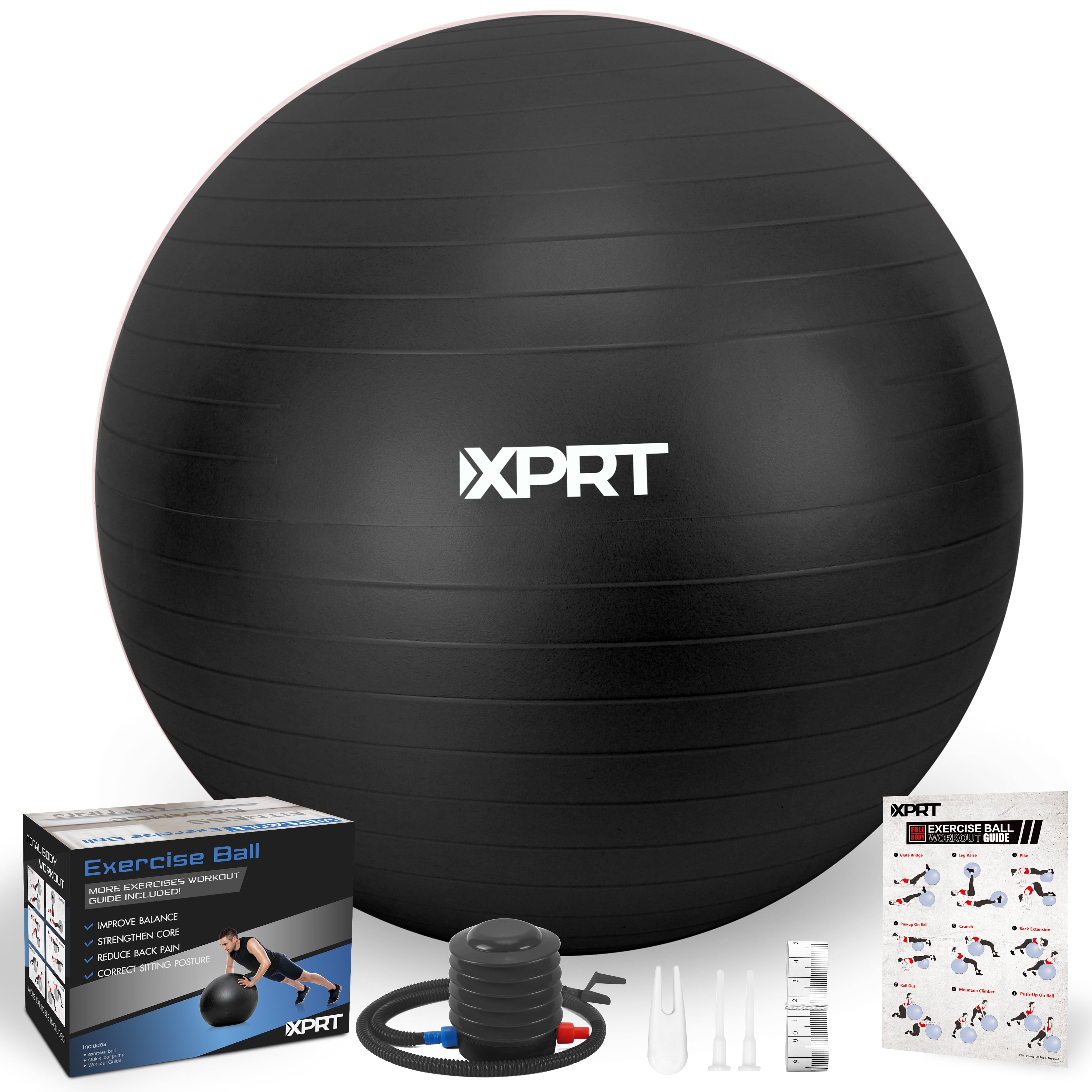 XPRT Fitness Exercise and Workout Ball, Yoga Ball Chair, Great for