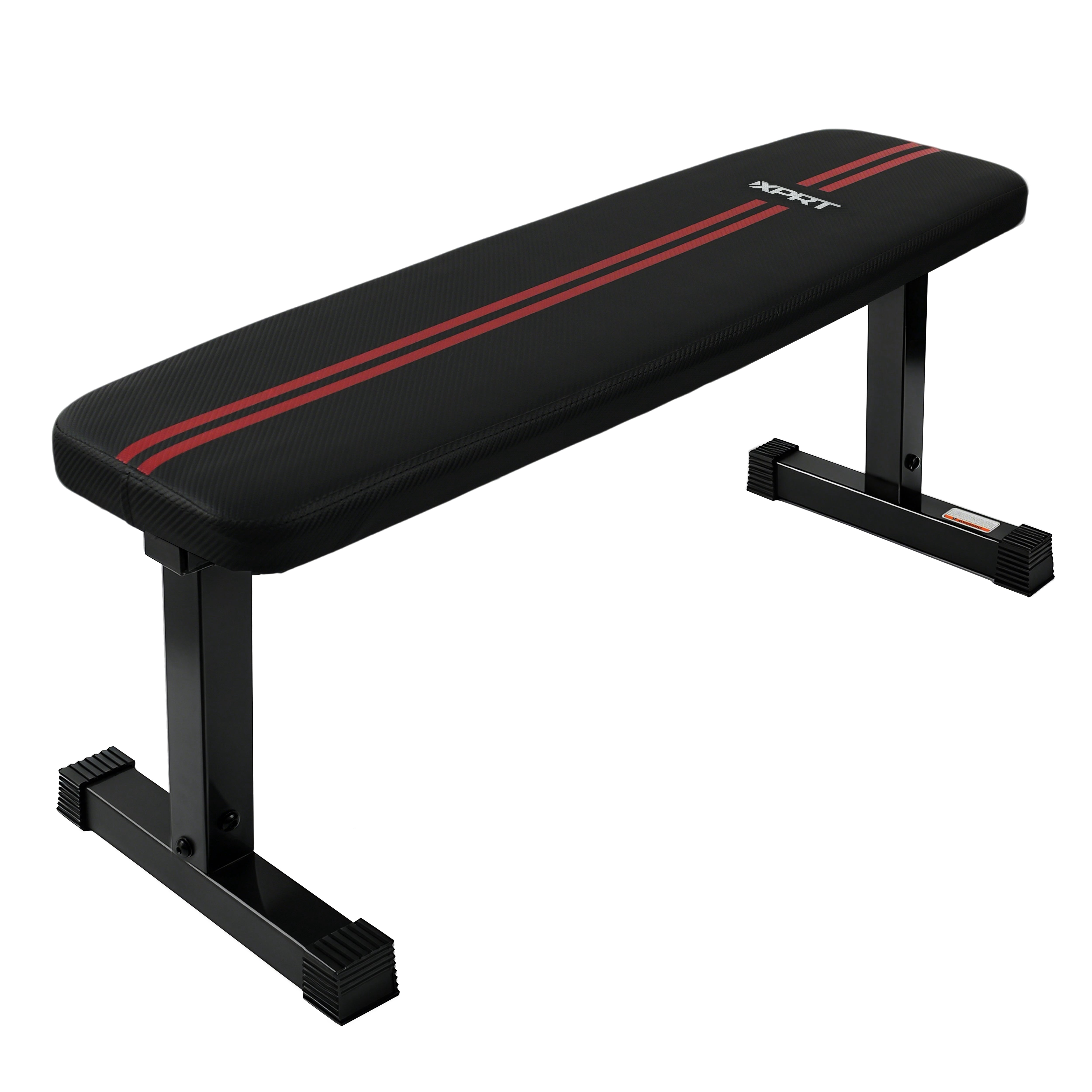 XPRT Fitness FB100 Flat Weight Bench – Heavy-Duty Steel Strength Training Bench for Home Gym