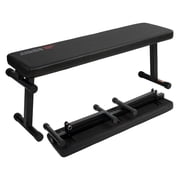 XPRT Fitness FB200 Foldable Flat Weight Bench   Compact Heavy-Duty Home Gym Bench, 440 lbs Capacity