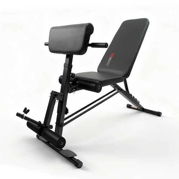 XPRT Fitness Multi-Function FID Weight Bench, Adjustable Bench Press with Preacher Curl, Leg Extension & Back-Hyperextension, Heavy-Duty 660 lb Capacity for Full-Body Strength Training