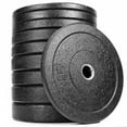 thumbnail image 1 of XPRT Fitness Olympic Crumb Rubber Bumper Plate 10 lb. PAIR - Weight Lifting Plate for Cross Training, Olympic Lifting, Power lifting, Strength & Conditioning, Fits 2" Diameter Barbell, 1 of 5