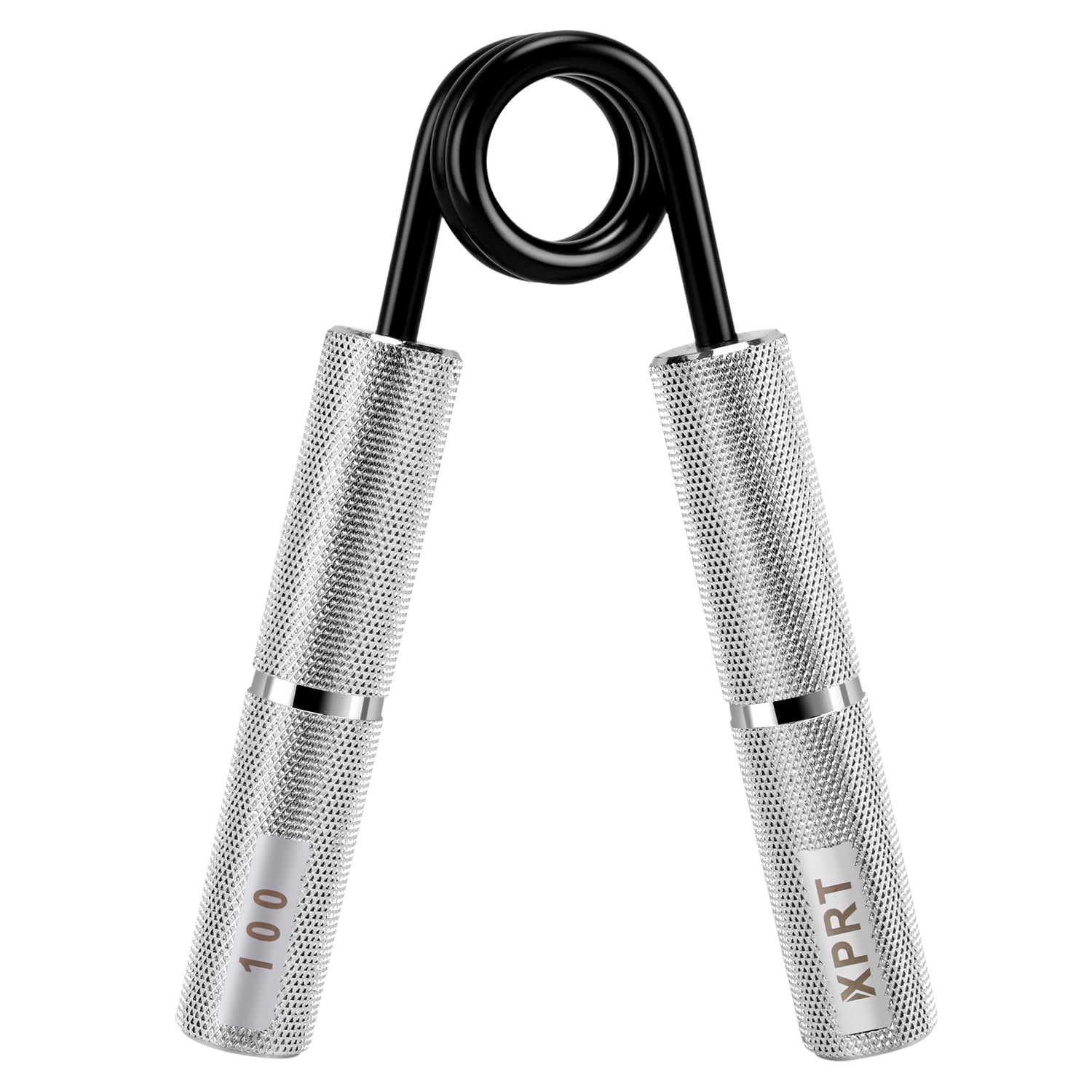 XPRT Fitness Power Gripper - Pro Hand Grip Strengthener and Forearm Workout, Resistance Training Hand and Wrist Exerciser, Build strength and Mobility for Men, 100 Lb.