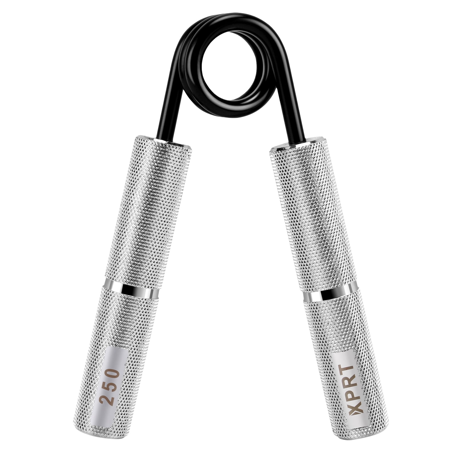 XPRT Fitness Power Gripper - Pro Hand Grip Strengthener and Forearm Workout, Resistance Training Hand and Wrist Exerciser, Build strength and Mobility for Men, 250 Lb.