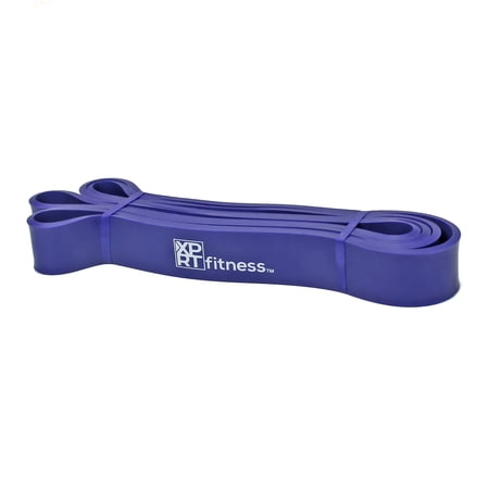 XPRT Fitness Pull Up Resistance Band Mobility Training Stretch Powerlifting, Purple, 35-85 lbs.