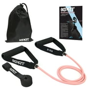 XPRT Fitness Signle Resistance Band Home Gym Exercise Band with Handles and Door Anchor   10 LB