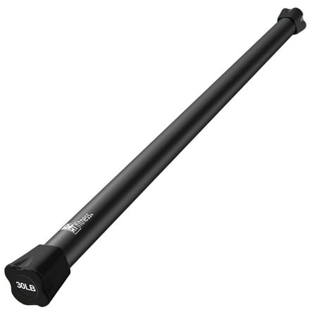 XPRT Fitness Total Body Weight Workout Bar, Steel, Foam Padded for Aerobic Exercise