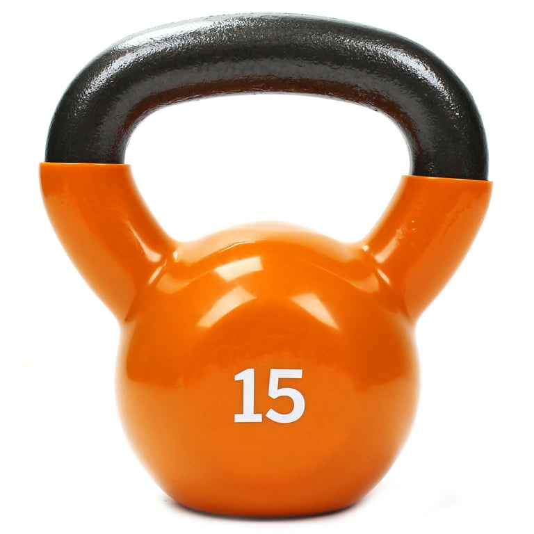 XPRT Fitness Vinyl Coated Kettlebell 15 lb. Walmart