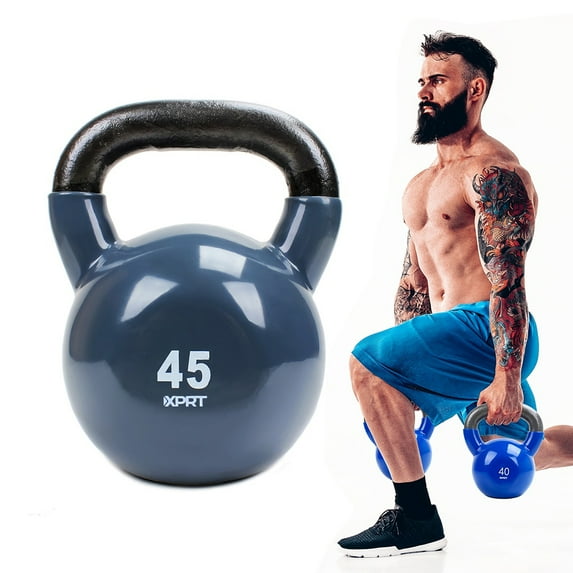 XPRT Fitness Vinyl Kettlebell 45 lb.