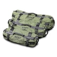 thumbnail image 1 of XPRT Fitness Workout Sandbag for Heavy Duty Workout Cross Training, 7 Multi-positional Handles, Army Green, Combo Set of 3, 1 of 9