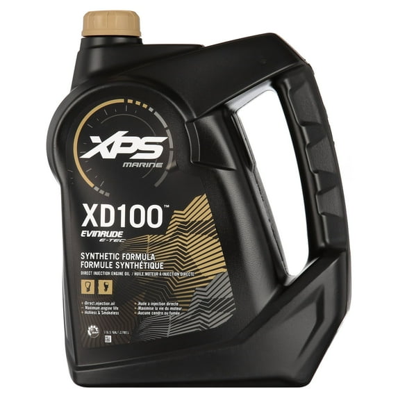 XPS Marine XD100 Synthetic 2-Stroke Engine Oil For Evinrude E-TEC, 1 Gallon