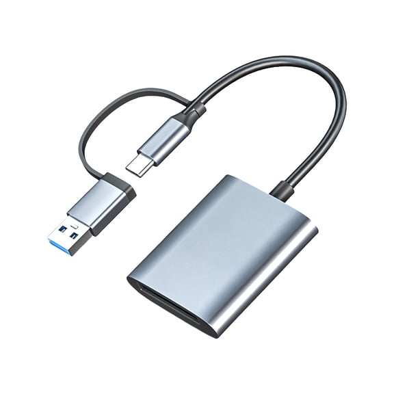 XQDs Memory Card Reader Two Interfaces USB C/USB A Simultaneous Reading Function For Video Editing Workflows