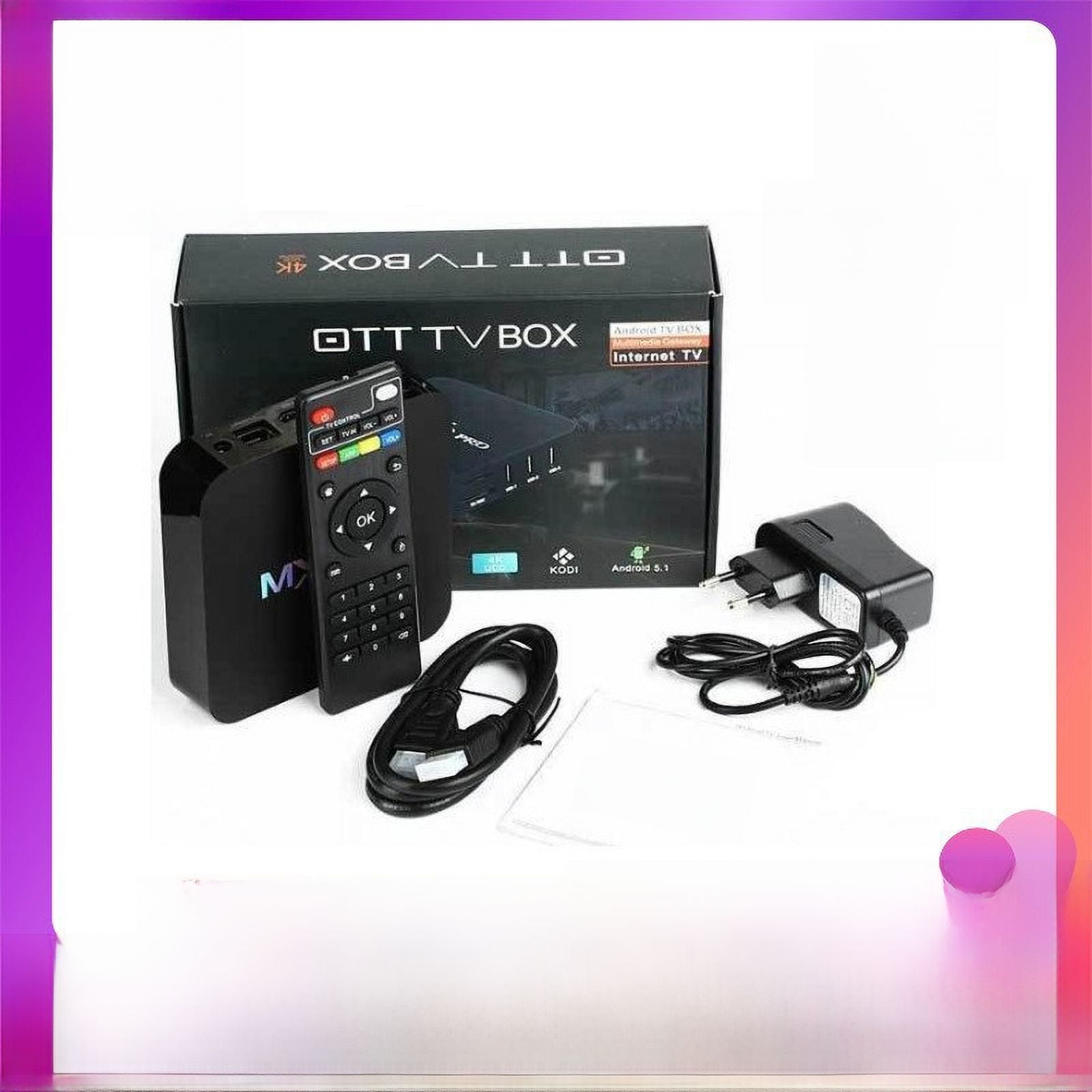 DIGIBOX D3 Plus Android 12.0 4GB+64GB Supports WiFi 6 Smart TV Box 6k Ultra  HD with Voice Control - Walmart.com