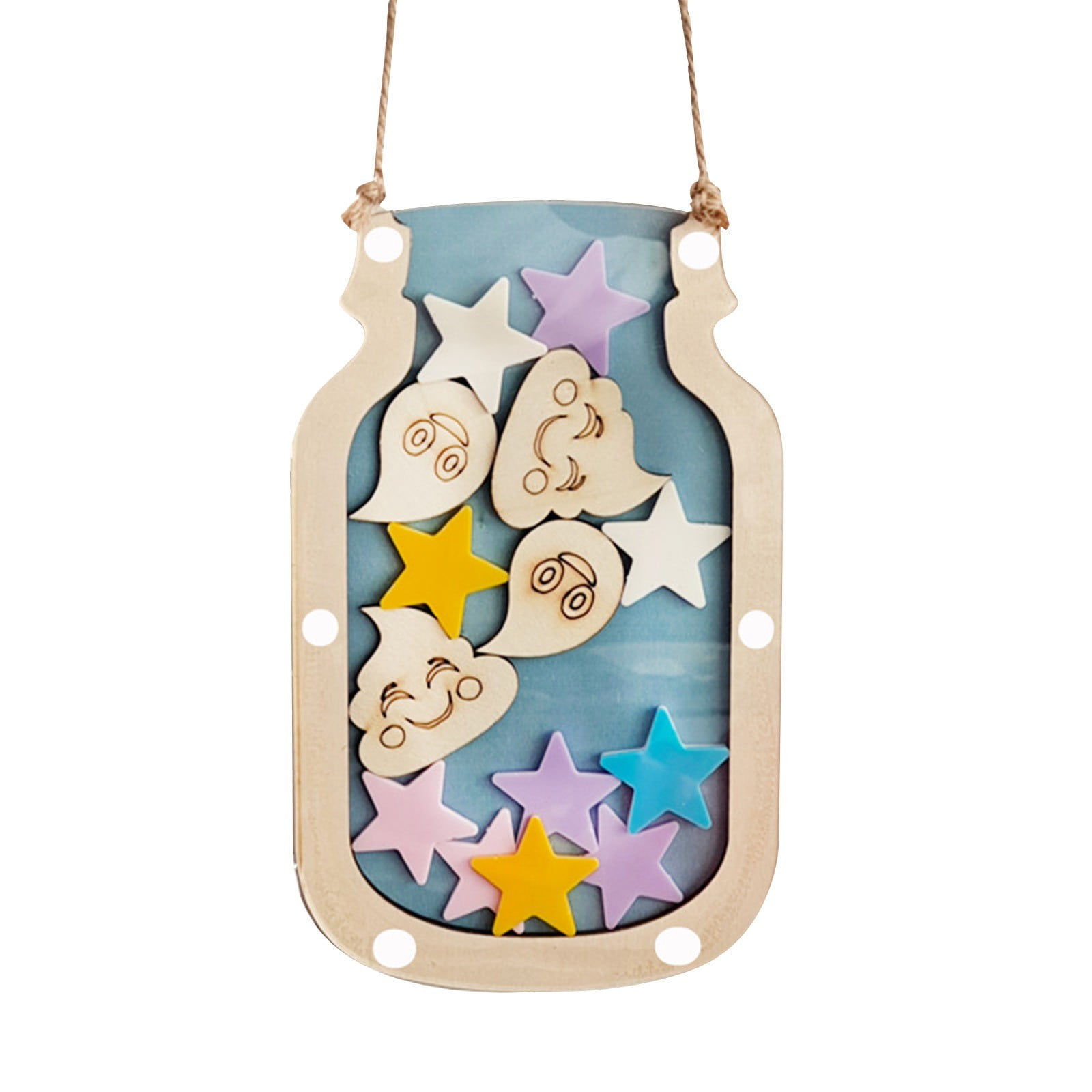 Xqspk Desktopornament Desktop Dress up Personalized Moon Jar Bearing