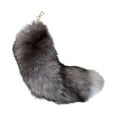 thumbnail image 1 of XQWJWLA Faux Fur Fox Tail Keychain Soft Fluffy Animal Tail Bag Keychain Handbag Hook Pendant Hanging Keyring Gift, 1 of 5