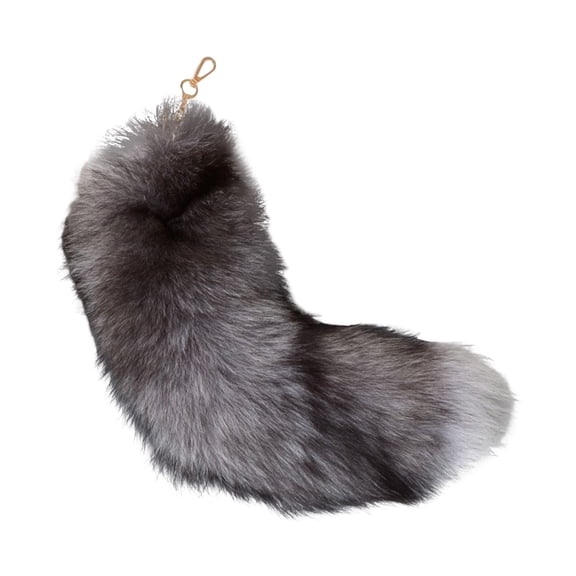 XQWJWLA Tail Keychain Soft Fluffy Animal Tail Bag Keychain Handbag Hook Pendant Hanging Keyring Gift
