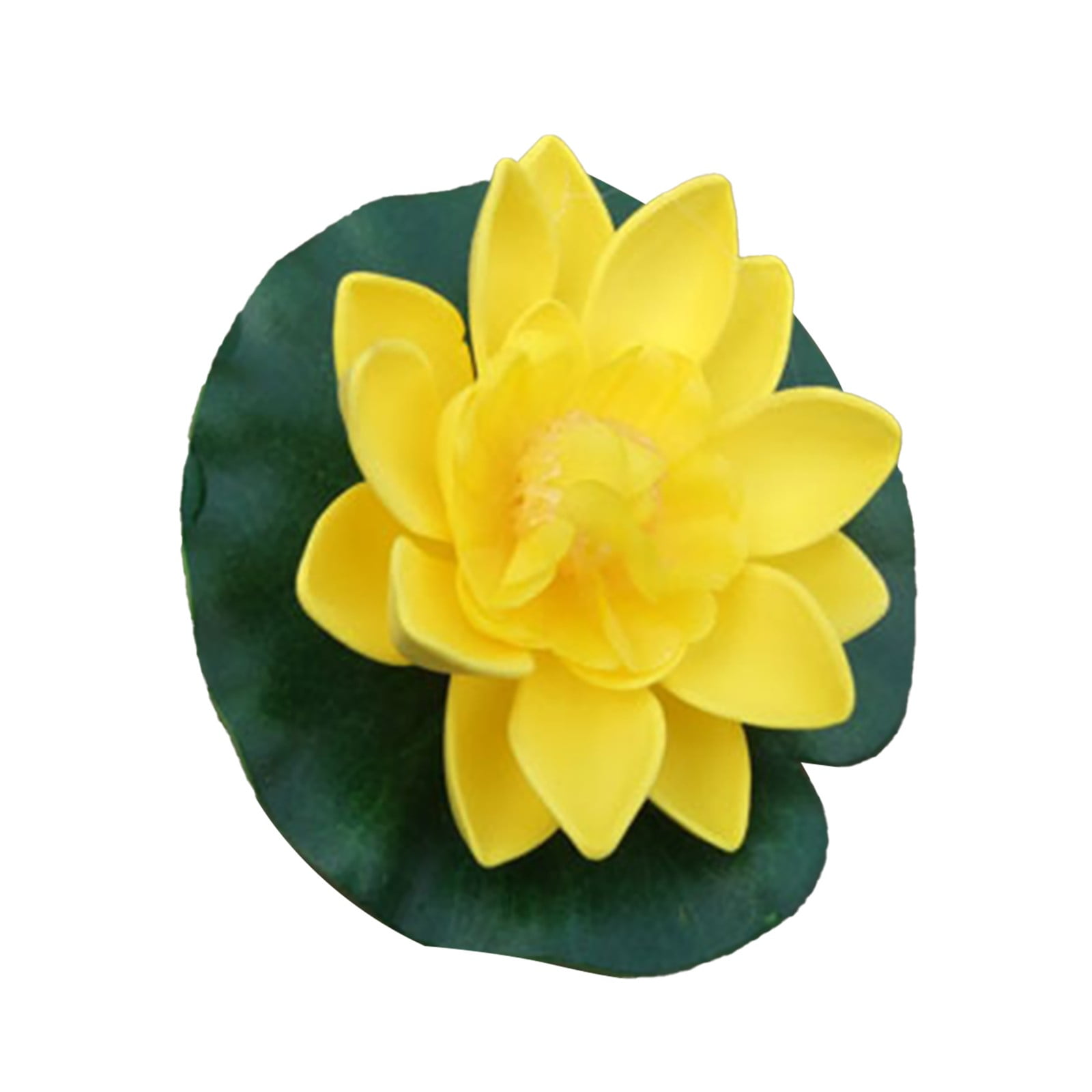 Floral Kingdom 12in X-Large Floating Lotus Lily Pad Foam Flowers For Ponds, Pool, Weddings, Garden Decor, Set Of 2, Coral - View #8