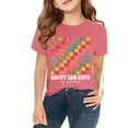 thumbnail image 1 of XQYLOS 100 Days of School Shirt for Kids Toddler Short Sleeve Round Neck Tshirt Top Little Boy Girl Summer Casual Cothes, 1 of 7