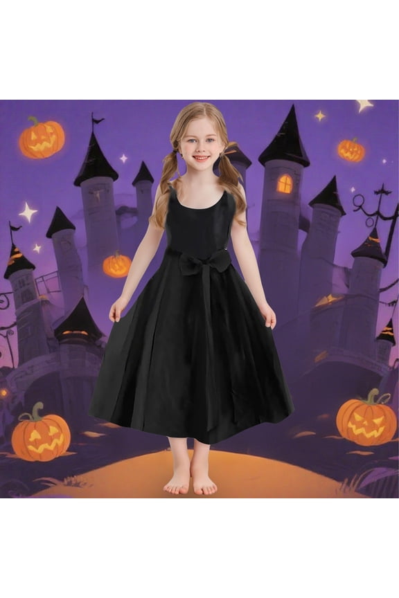 2-Piece Baby Girl Christmas Outfit Snowflake Print Tutu Dress & Headband Set, Long Sleeve Baby Toddler Xmas Par𝗍y Dress