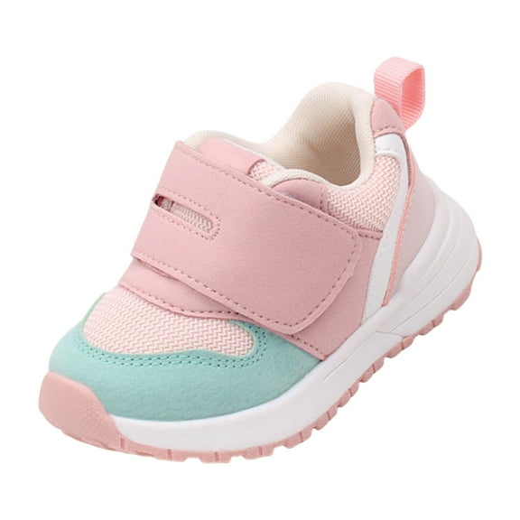 XQYLOS Baby Boy Girl Sneakers, Ultra Lightweight Breathable Mesh Baby Shoes, Non-Slip Rubber Sole Crib Shoes with Easy Grip Closure for Early Walker