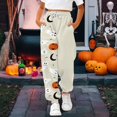 thumbnail image 1 of XQYLOS Baggy Sweatpants for Girls - Oversized Wide Leg Loose High Waist 𝖣rawstring Athletic Joggers for Kids 3-14Y, 1 of 6