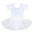 thumbnail image 1 of XQYLOS Ballet Practice Tutu Skirt Girls Dancewear Swan Lake Training Dress Stretch Tulle Skirt with Attached Leotard Competition Ready Stage Performance Outfit, 1 of 8