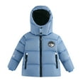 thumbnail image 1 of XQYLOS Boys Down Jacket Winter Heavyweight Windproof Thick Warm Insulated Hooded Coat Fleec𝖾 Lined Outerwear Cozy Outdoor Thermal Parka, 1 of 6