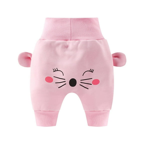 XQYLOS Boys' Elastic Ankle Track Bottoms Baby Girls Boys Pants Spring And Autumn 1-2 Years Unisex Baby Toddler Knee Pads Long Pants