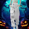 thumbnail image 1 of XQYLOS Boys and Girls Halloween Sweatpants High Waisted Active Jogging Pants Loose Casual Elastic Waist with Pockets Comfort Fit Cozy Holiday Theme Playwear Soft Fabric, 1 of 4