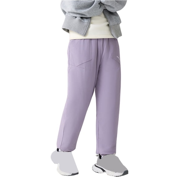 XQYLOS Boys Girls Ski Snow Trousers Fleec𝖾 Lined Winter Outdoor Cargo Pants 𝖶aterproof Hiking Toddler Snow Pants Kids Fleec𝖾 Lined Ski Pants