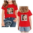 thumbnail image 1 of XQYLOS Boys Girls Same Style Custom DIY Printed Short Sleeve T Shirt Tee Tops for Age 2-14 Years Old Casual Cotton Graphic Personalized Wear Youth Fashion Basic Top School Outfit, 1 of 8