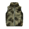 thumbnail image 1 of XQYLOS Boys Girls Vest Stand Collar Sweater with Pockets, Large Children Casual Warm Jacket Alternative Outerwear for School Daily Wear, 1 of 3