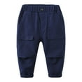 thumbnail image 1 of XQYLOS Boys Durable Utility Trousers Kids Fashion Work Pants Boys Spring And Autumn Models Casual Fashion Solid Color Pants Boys Trendy Pocket Cargo Pants, 1 of 4