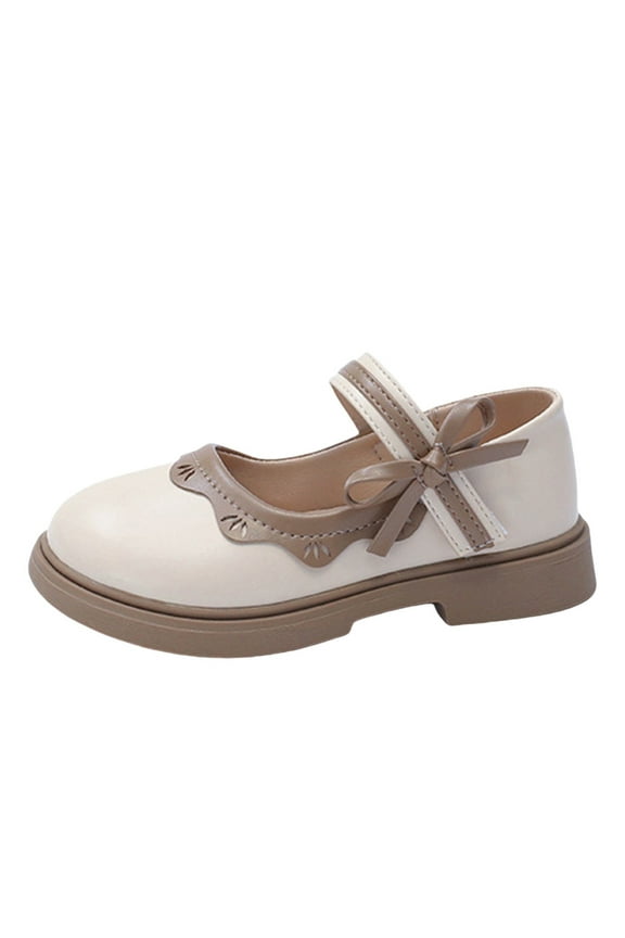 Classic Mary Jane Uniform Shoes for Toddler Girls, Patent Leather School/Party Flats with Secure Strap, Versatile Footwear for Weddings/Formal Events/Daily Wear