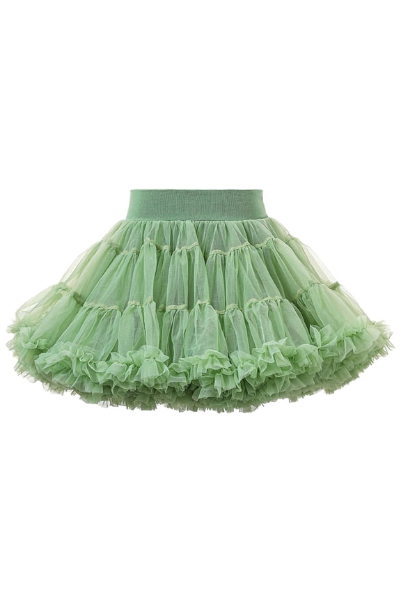 Convertible Cake Tutu Skirt - 3-in-1 Wearable Design with Adjustable Tiers, Machine Washable Party Dress & Performance