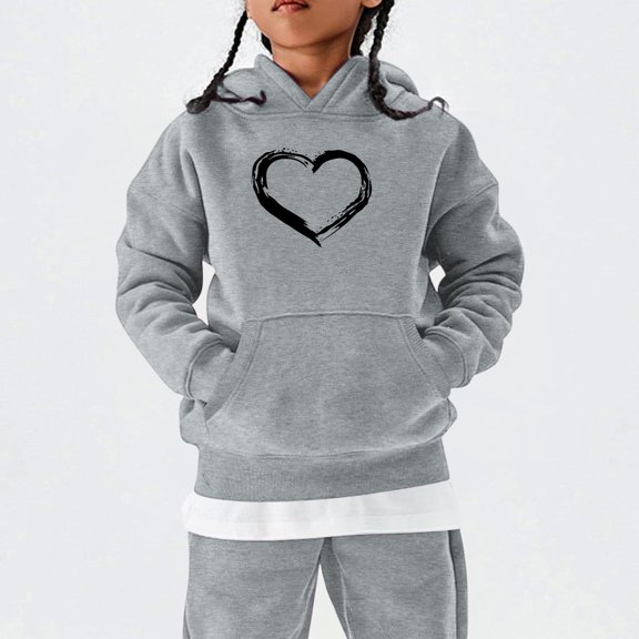 XQYLOS Cute Prep𝗉y Hoodie for Tween Teen Girls Light Blue Sweaters Trendy Back-To-School Clothes Pullover Tops Kids Fashion