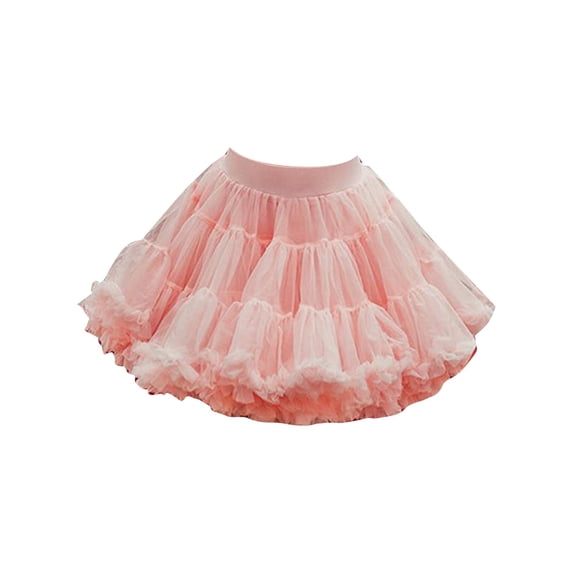 XQYLOS Double-Layer Tulle Overskirt - Detachable Petti Skirt with Satin Waist Trim, Versatile Dance Skirt & Dress-Up Play Clothes