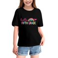 thumbnail image 1 of XQYLOS First Day of School Shirt for Girls and Boys Preschool to 5th Grade, Kids Graphic Tee Tops, Return to School T-Shirt, Cute Funny Kindergarten Elementary Children’s Shirt, 1 of 4