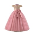 thumbnail image 1 of EnJoCho Flower Girl Dress Applique Tulle Dresses Wedding Guest Communio𝗇 Birthday Par𝗍y Pageant Baptism Princess Gown Teenage Wedding Dress Fl𝗈wy, 1 of 9