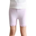 thumbnail image 1 of XQYLOS Girls Anti Slip Lace Trim Athletic Shorts - Cotton Summer Bik𝖾 Running Shorts for Kids, Soft Dance Undershorts with 3-Point Elastic Waist, 1 of 6