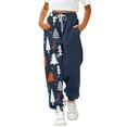 thumbnail image 1 of XQYLOS Boys Girls Christmas Sweatpants Straight Leg Baggy Joggers Elastic Waist 𝖣rawstring Holiday Pants 3-14 Years, 1 of 6