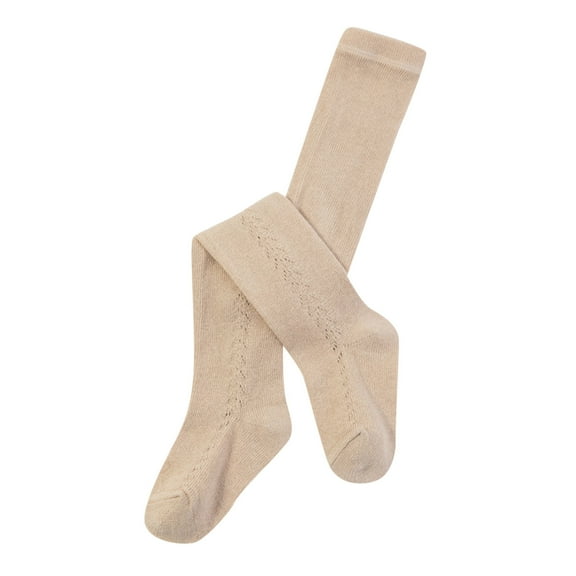 XQYLOS Girls Cable Knit Tights Ballet Dance Stretchy 𝖴niform Stockings Footed Warm Cute Leggings Pantyhose for Kids Winter Wear