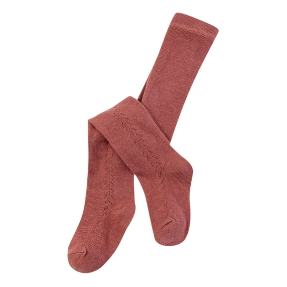 XQYLOS Girls Cable Knit Tights Ballet Dance Stretchy 𝖴niform Stockings Footed Warm Cute Leggings Pantyhose for Kids Winter Wear