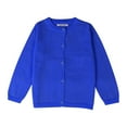 thumbnail image 1 of XQYLOS Girls Cardigan Sweater Long Sleeve Knit Top - School 𝖴niform Button Front Solid Sweaters for Toddler to Big Girls, 1 of 8