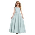 thumbnail image 1 of XQYLOS Girls Formal Dress A Line Sleeveless Flower Long Dresses Kids Cute Birthday Wedding Dress Stage Performance Dresses Teenage Wedding Dress Fl𝗈wy, 1 of 8