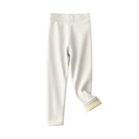 XQYLOS Girls Leggings Autumn Winter Velvet Thickened Trousers Childrens Warm Pants Baby Outer Trousers Thermal Fleec𝖾 Cozy Pantyhose Stockings