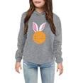 thumbnail image 1 of XQYLOS Girls' Lightweight Hooded Sweater For Spring And Fall Hoodies for Teen Girls Heart Graphic Long Sleeve Drawstring Pullover Tops Cute Football Casual Sweatshirts, 1 of 3